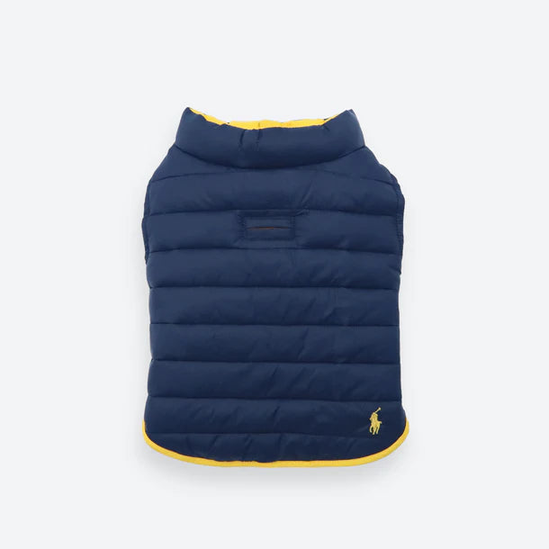 Polo Reversible Puffer jakki - Gulur/Blár