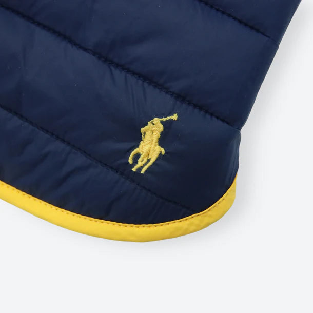 Polo Reversible Puffer jakki - Gulur/Blár