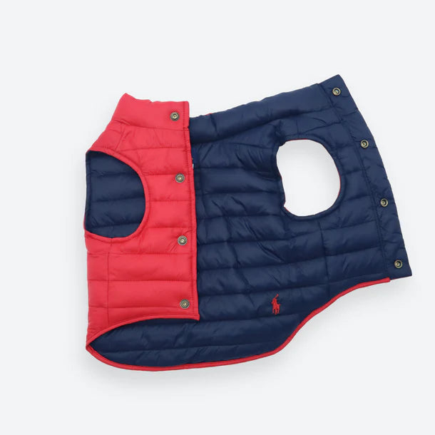 Polo Reversible Puffer jakki - Rauður/Blár