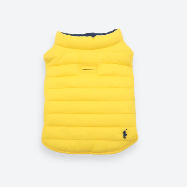 Polo Reversible Puffer jakki - Gulur/Blár