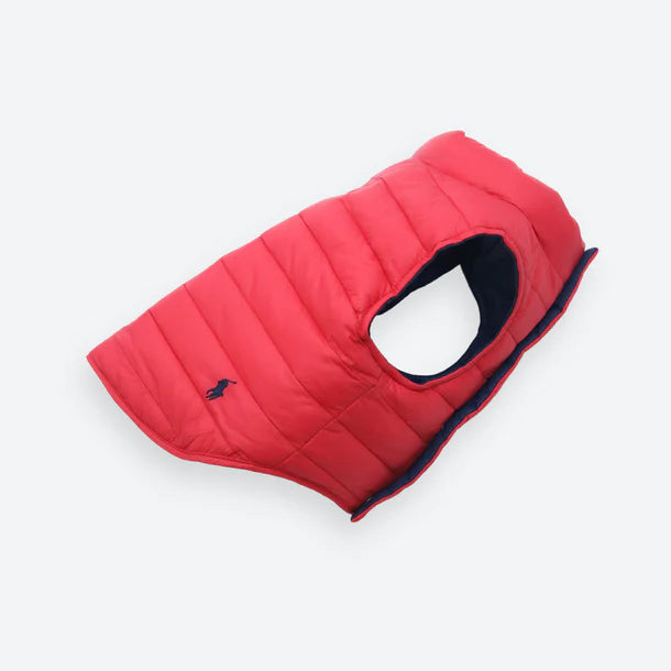 Polo Reversible Puffer jakki - Rauður/Blár