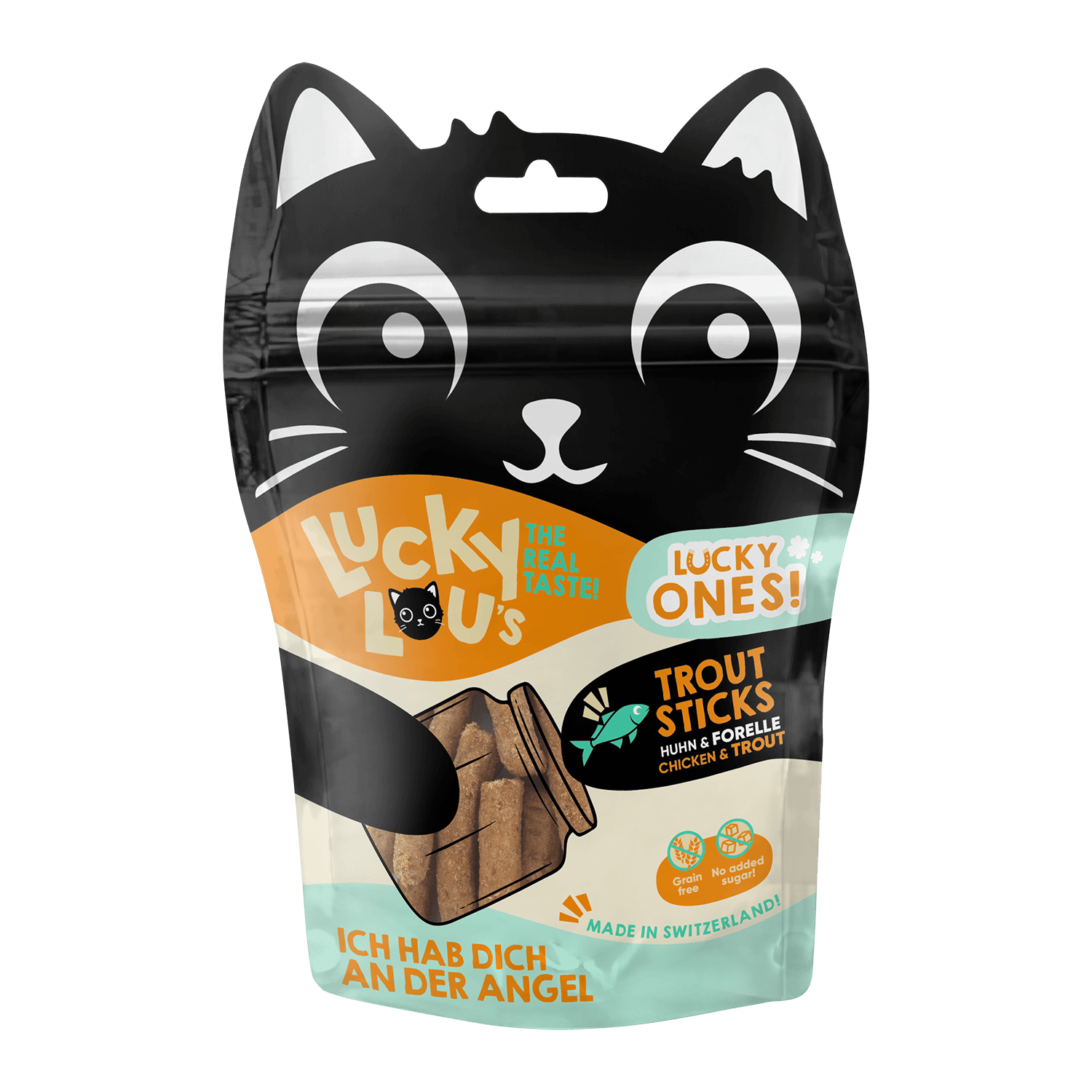 Lucky Lou Sticks (50g) | Kattanammi - 3 bragðtegundir