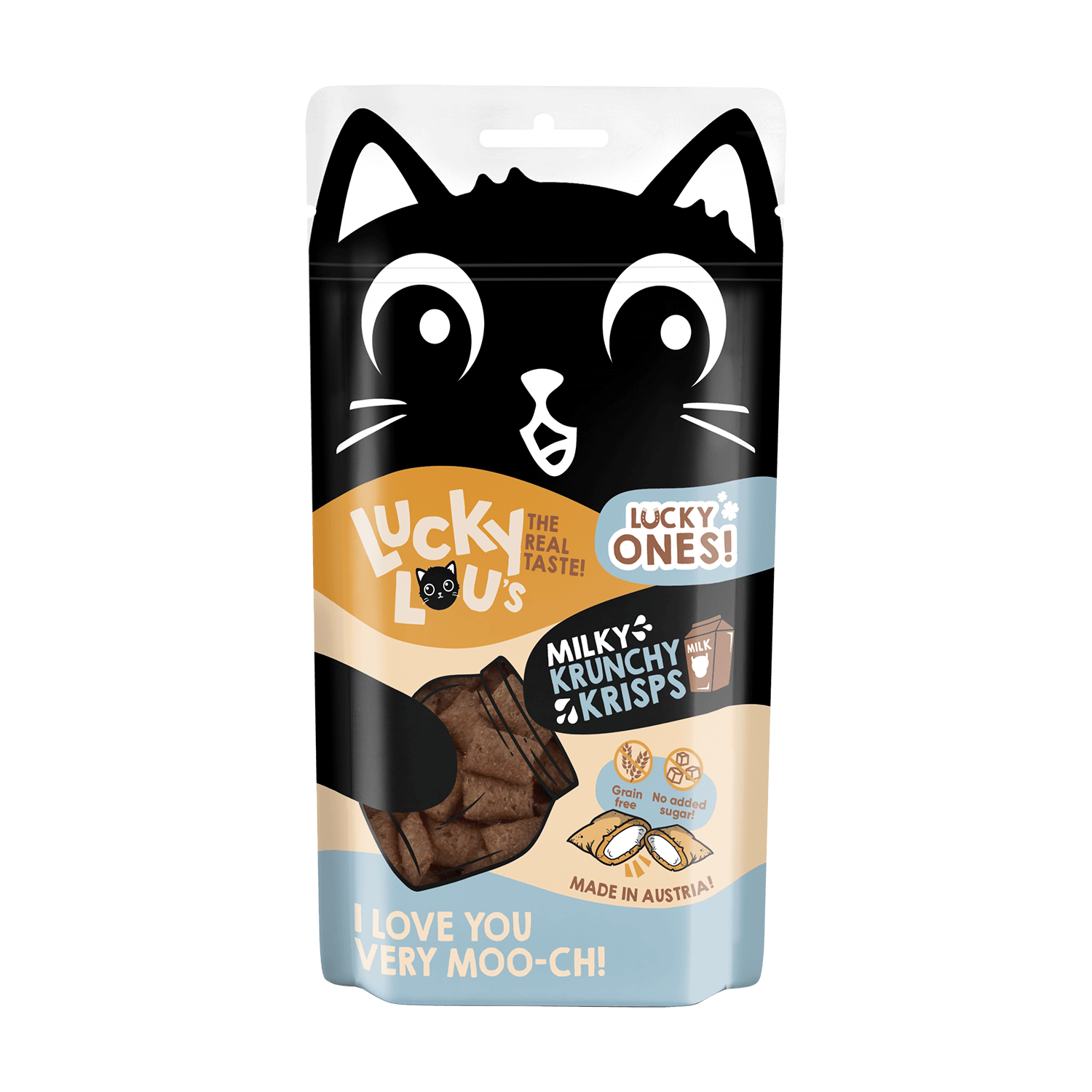 Lucky Lou Krisps (60g) | Kattanammi - 2 bragðtegundir