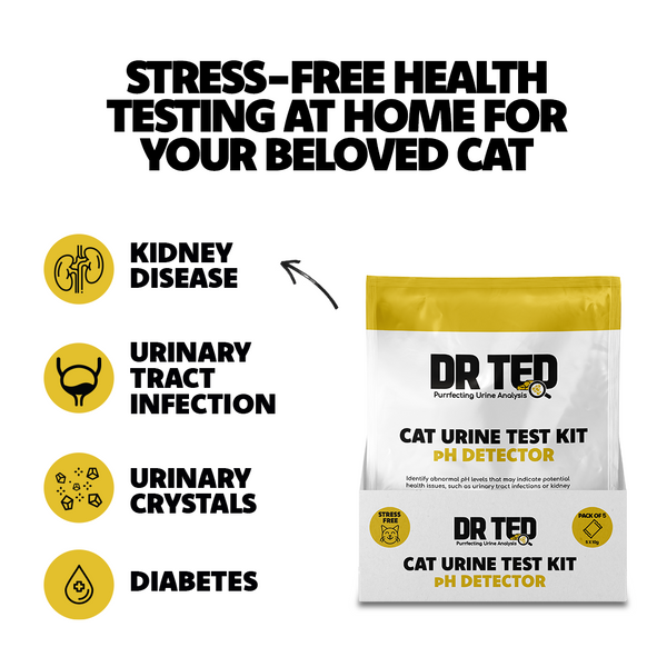 Cat Urine Test Kit Ph Detector - Próf sem greinir pH gildin í þvagi kattarins