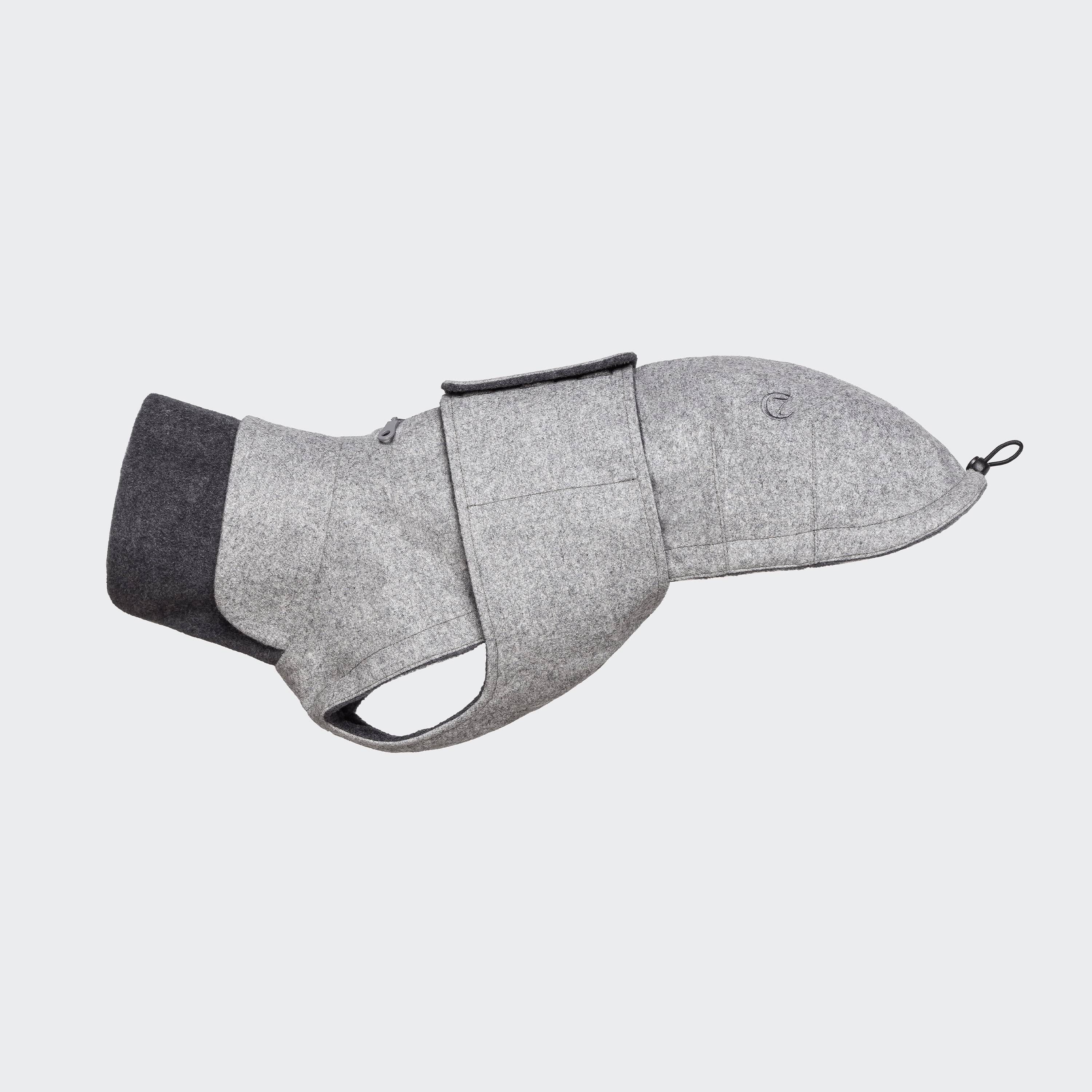 BROOKLYN Italian Greyhound Flannel-jakki Grey