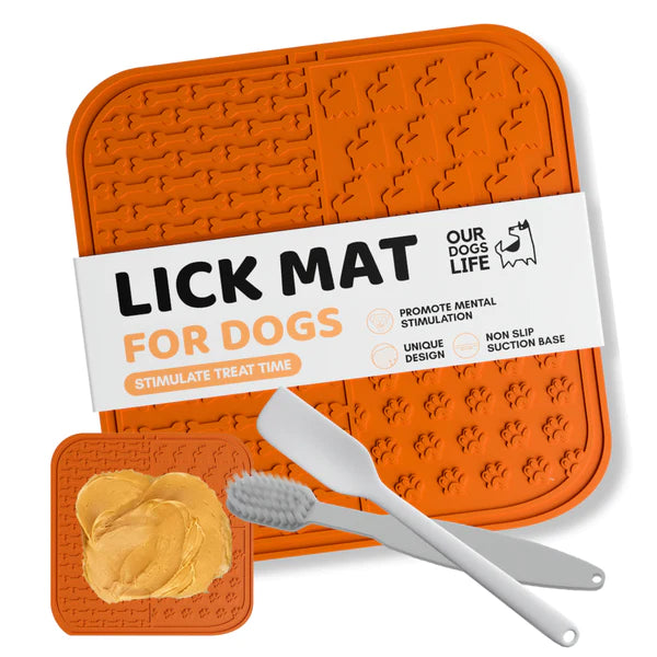 Lick Matt & Brush - Sleikimotta og bursti