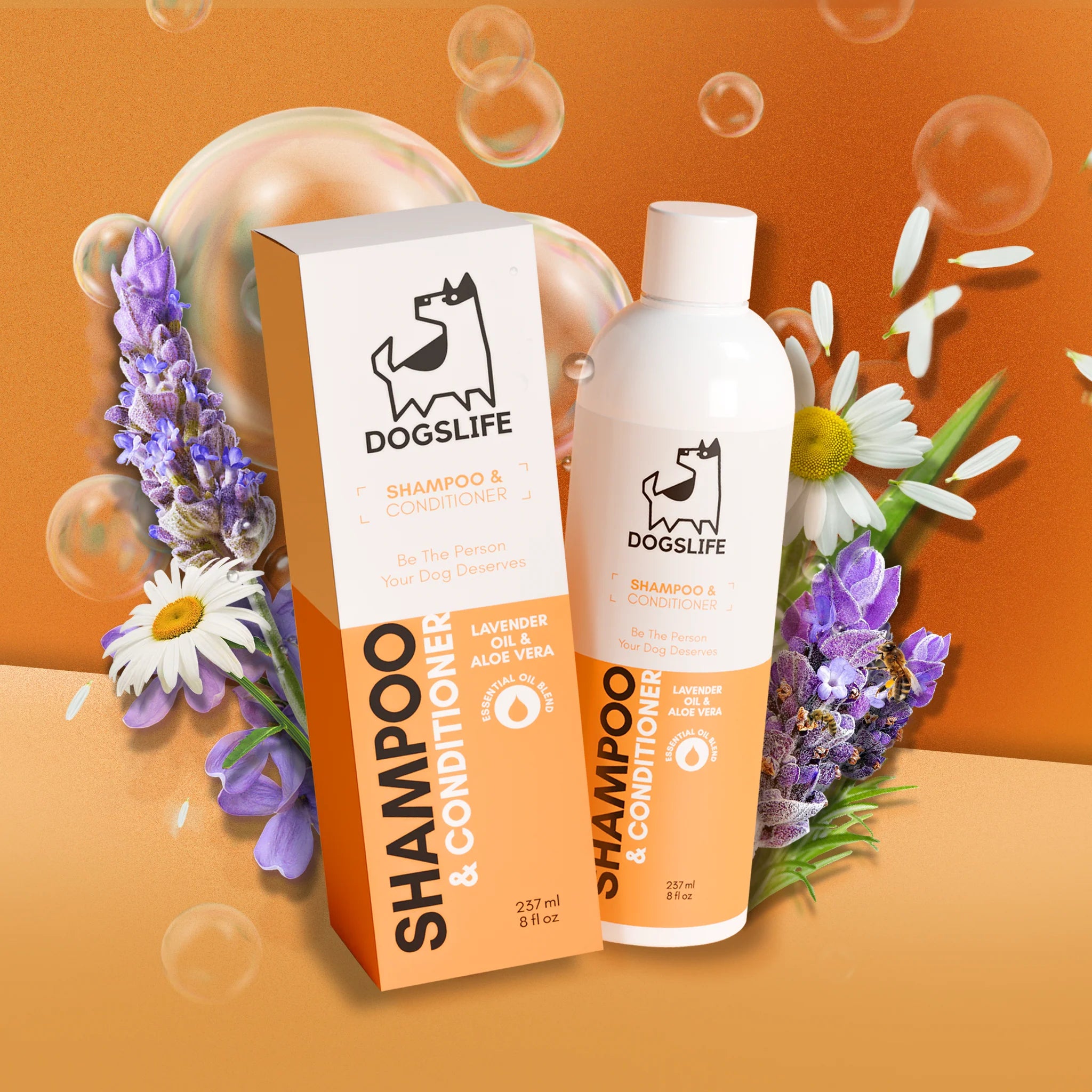 All-In-One Shampoo & Conditioner | Sjampó og næring fyrir hunda