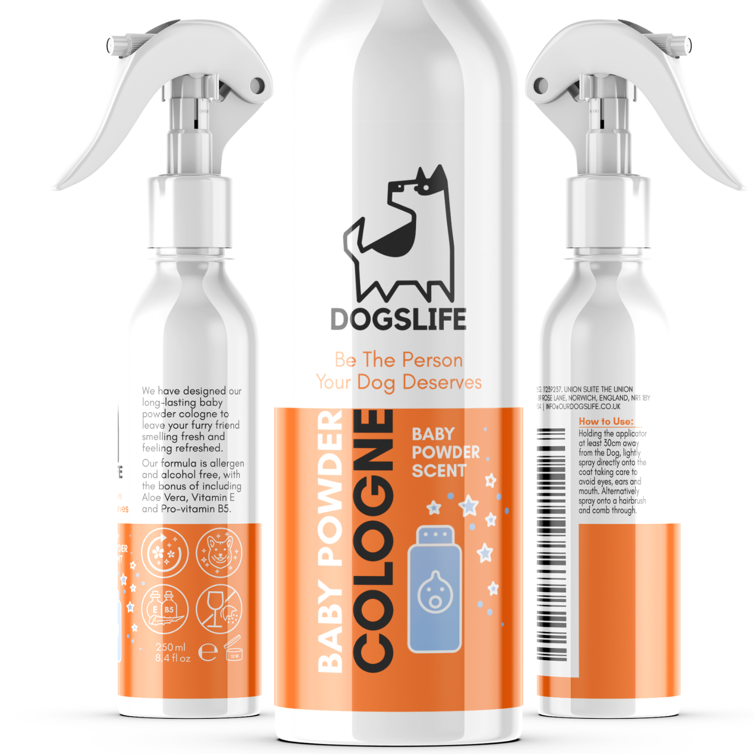 Cologne Spray (250ml) | Ilmsprey fyrir hunda