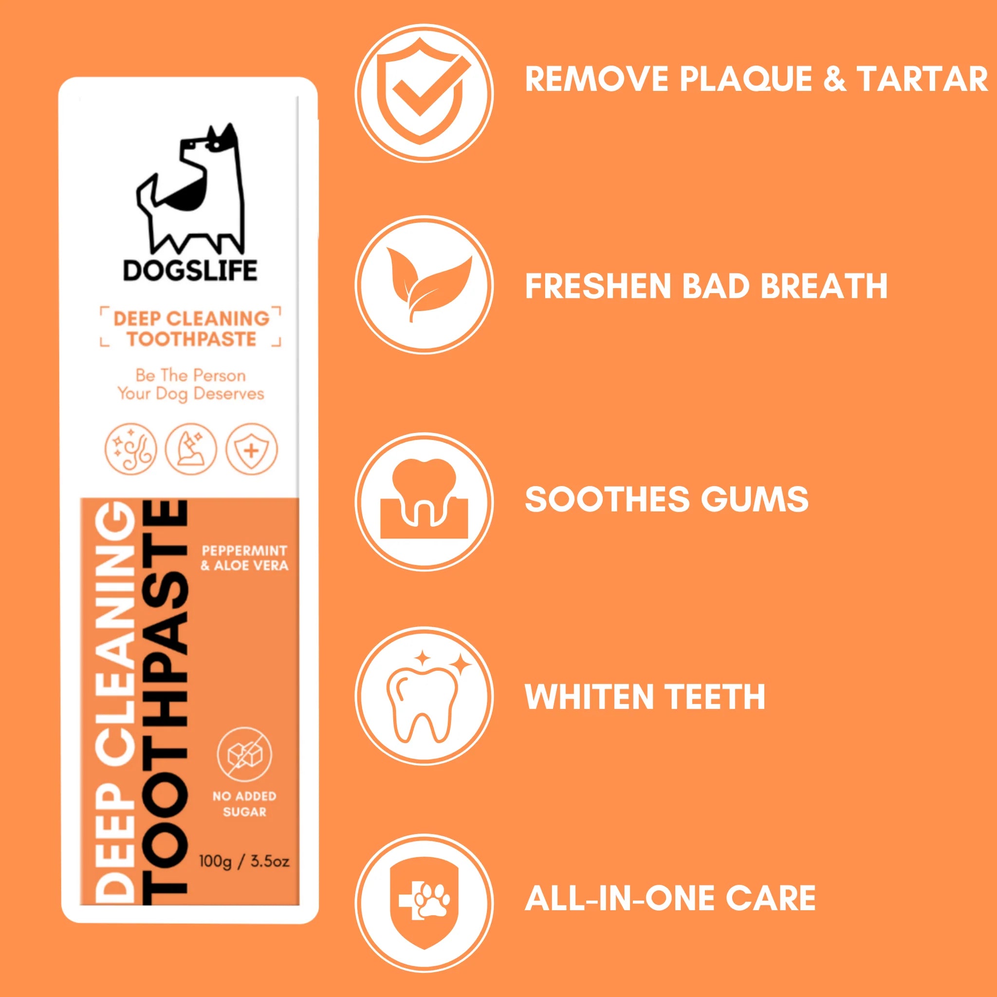 Deep Cleaning Toothpaste (100g) | Djúphreinsandi tannkrem fyrir hunda